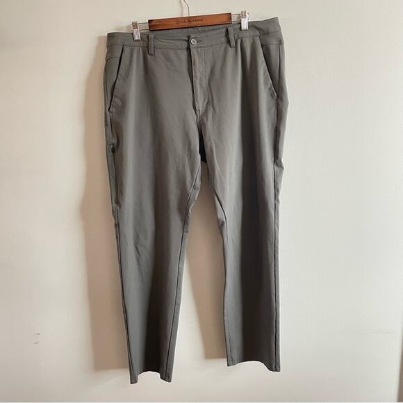 BYLT Basics Men’s Kinetic Pant 2.0 Iron Grey Casual Professional Business Office - Picture 2 of 7